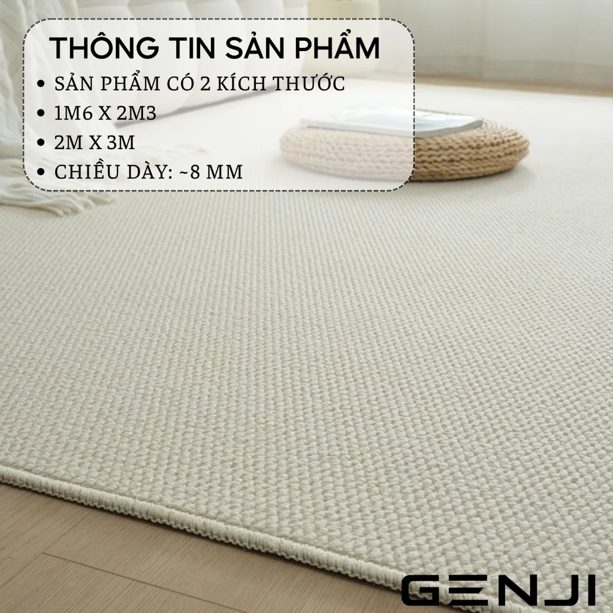 Thảm trải sàn phong cách nhật hàng nhập - Ảnh 2