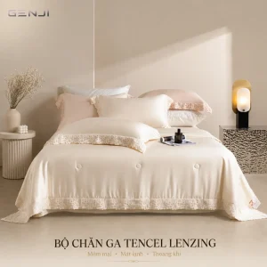 Bộ chăn ga Tencel Lenzing cao cấp