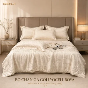 Bộ chăn ga gối Lyocell Boya cao cấp