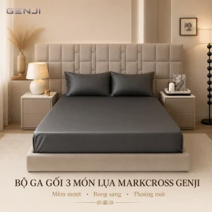 Bộ ga gối lụa Tencel 100s Tencel 100s Markcross Mallochi