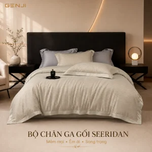 Bộ chăn ga Cotton T230 Seeridan cao cấp